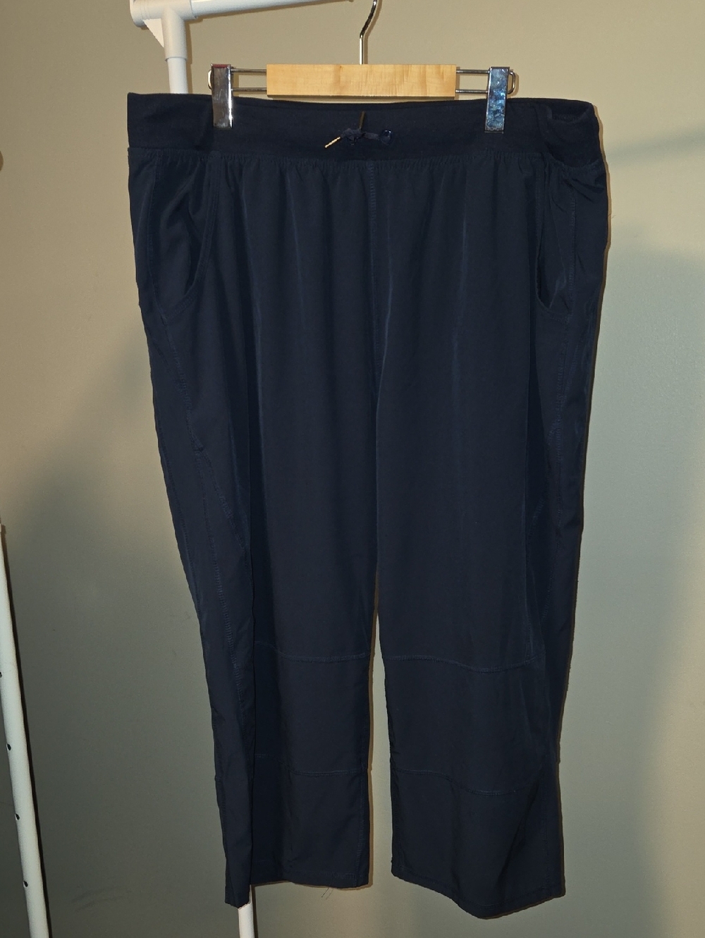 Women's Navy ACX Drawstring Capris Size 1X